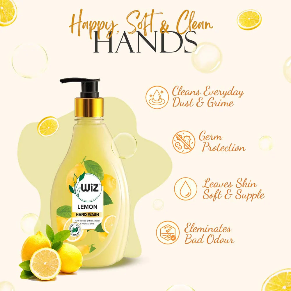Wiz Hand Wash Lemon 5 Litre Refill Can