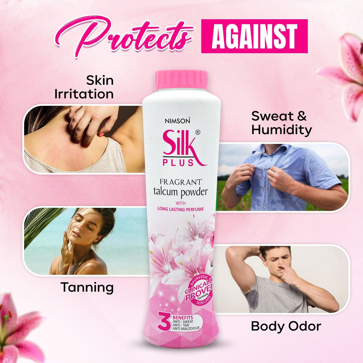 SILK TALC 300 GM