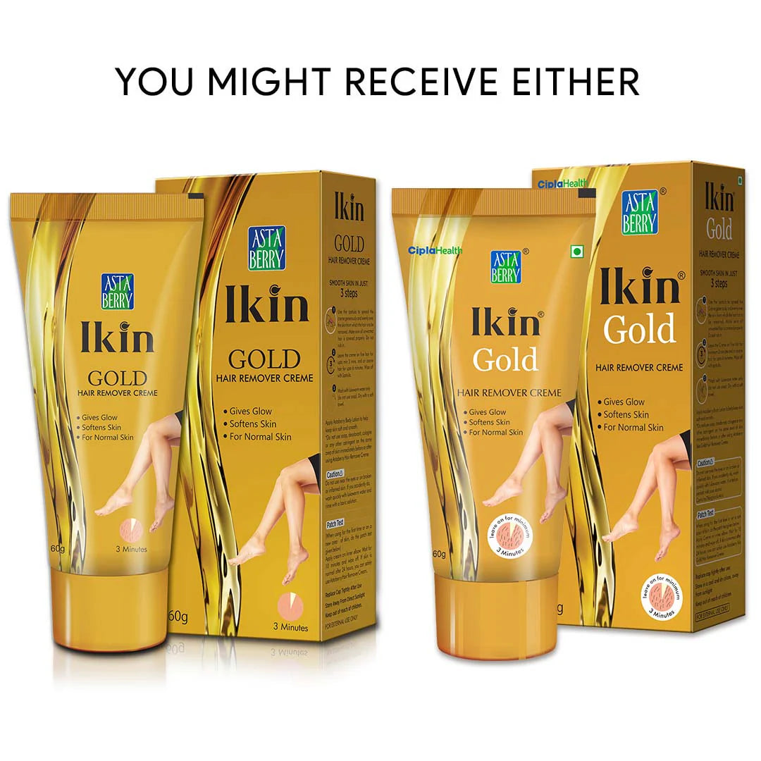 Ikin Gold Hair Remover Creme 2 PCS