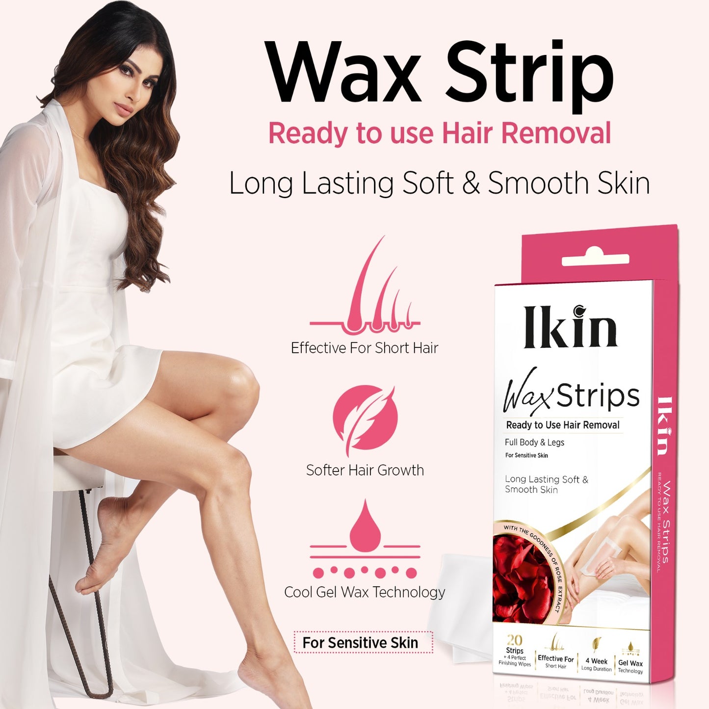 IKIN WAX STRIPS 8