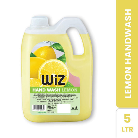 Wiz Hand Wash Lemon 5 Litre Refill Can