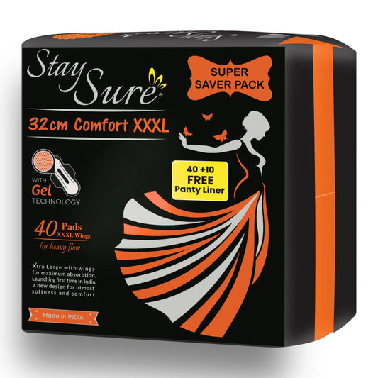 Stay Sure 320mm XXL Extra Comfort Sanitary Pads