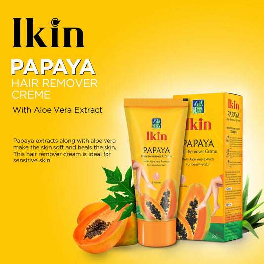 Ikin Papaya Hair Remover Creme For Sensitive Skin 2 PCS