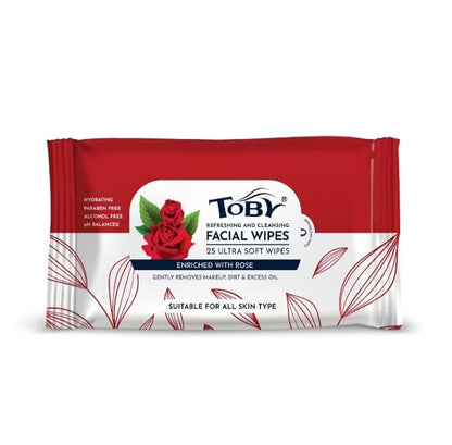 Toby facial wipes (refreshing and cleaning)