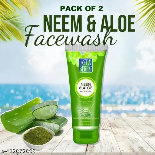 Astaberry Papastaberry neem and aloe face wash 100ML Pack Of 1