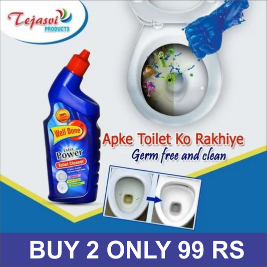 WELLDONE TOILET CLEANER 500ML+ 500 ML